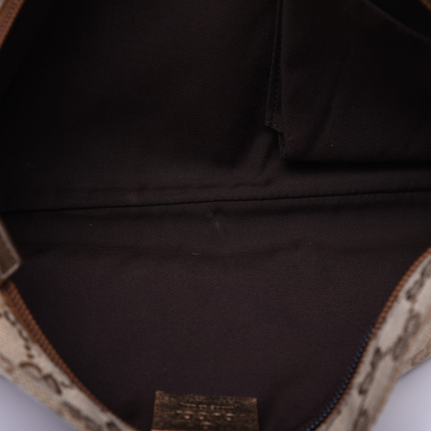 Monogram Web Small Flat Messenger Crossbody Pink Gold