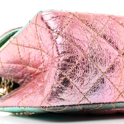 Chanel Metallic Goatskin Quilted Mini 2.55 Reissue Flap Multicolor 9 of 11