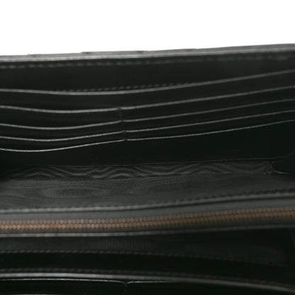 Gucci Calfskin Matelasse GG Marmont Chain Wallet Black 5 of 10