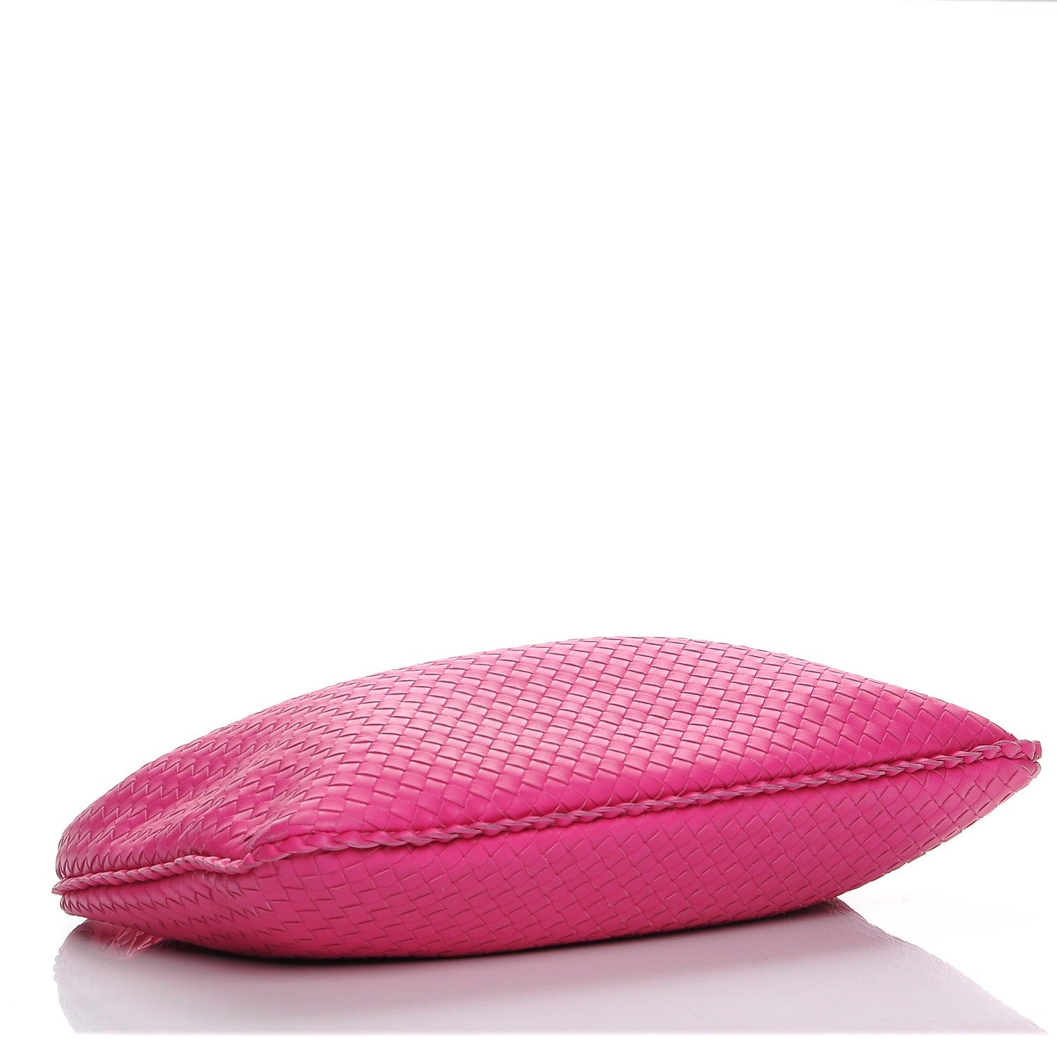 Bottega Veneta Nappa Intrecciato Large Veneta Hobo Fuchsia 4 of 9