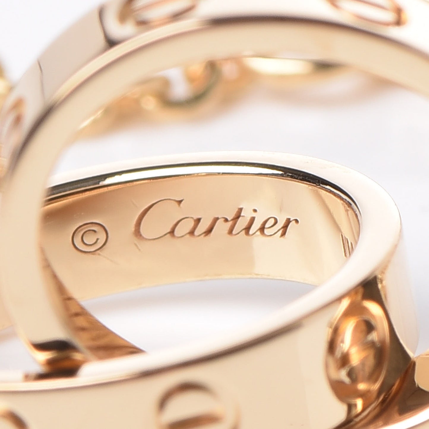 18K Yellow Gold Interlocking LOVE Bracelet