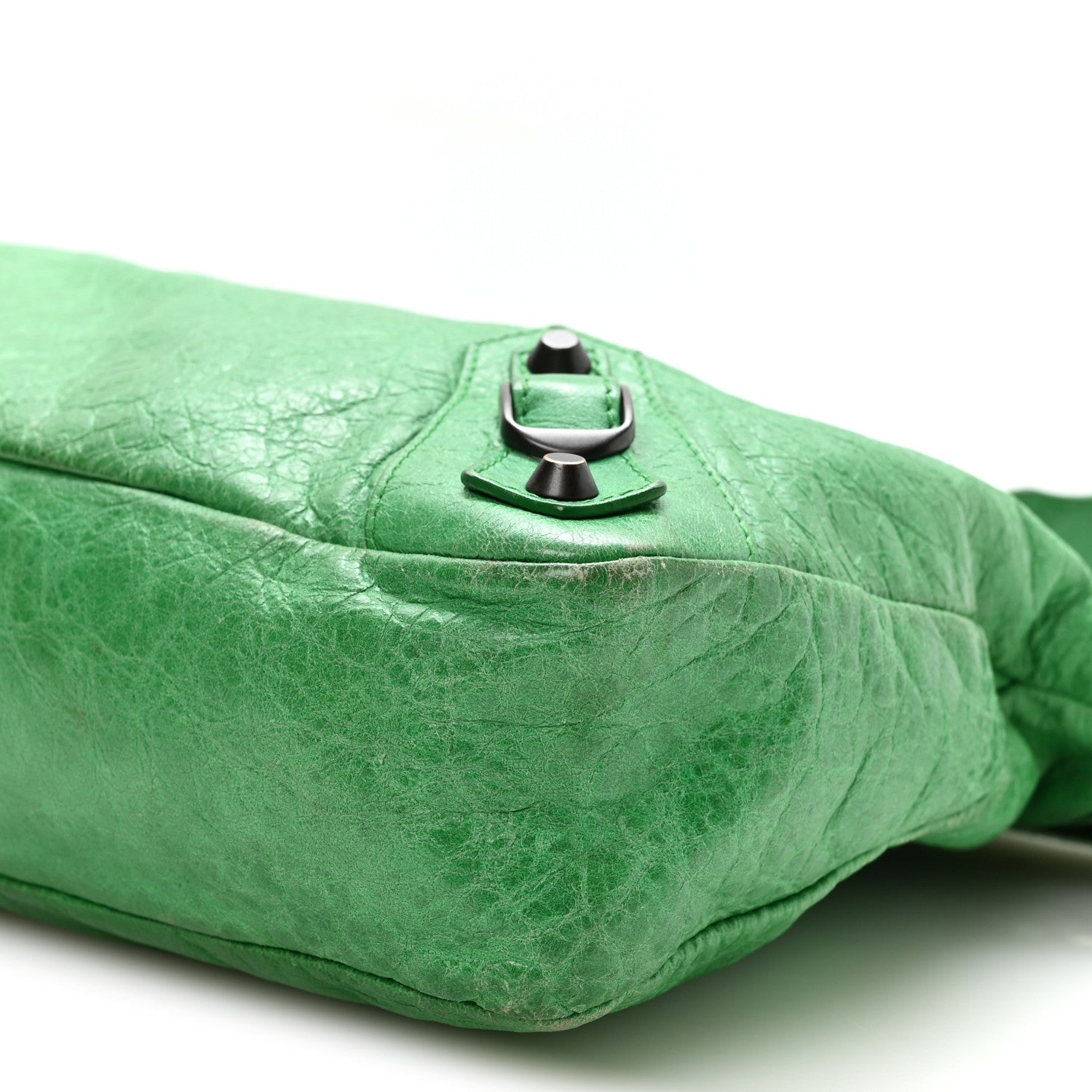 Balenciaga Agneau Classic Hardware Town Vert Poker 11 of 11