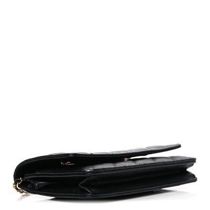 Chanel Caviar Quilted Wallet On Chain WOC Black 4 of 13