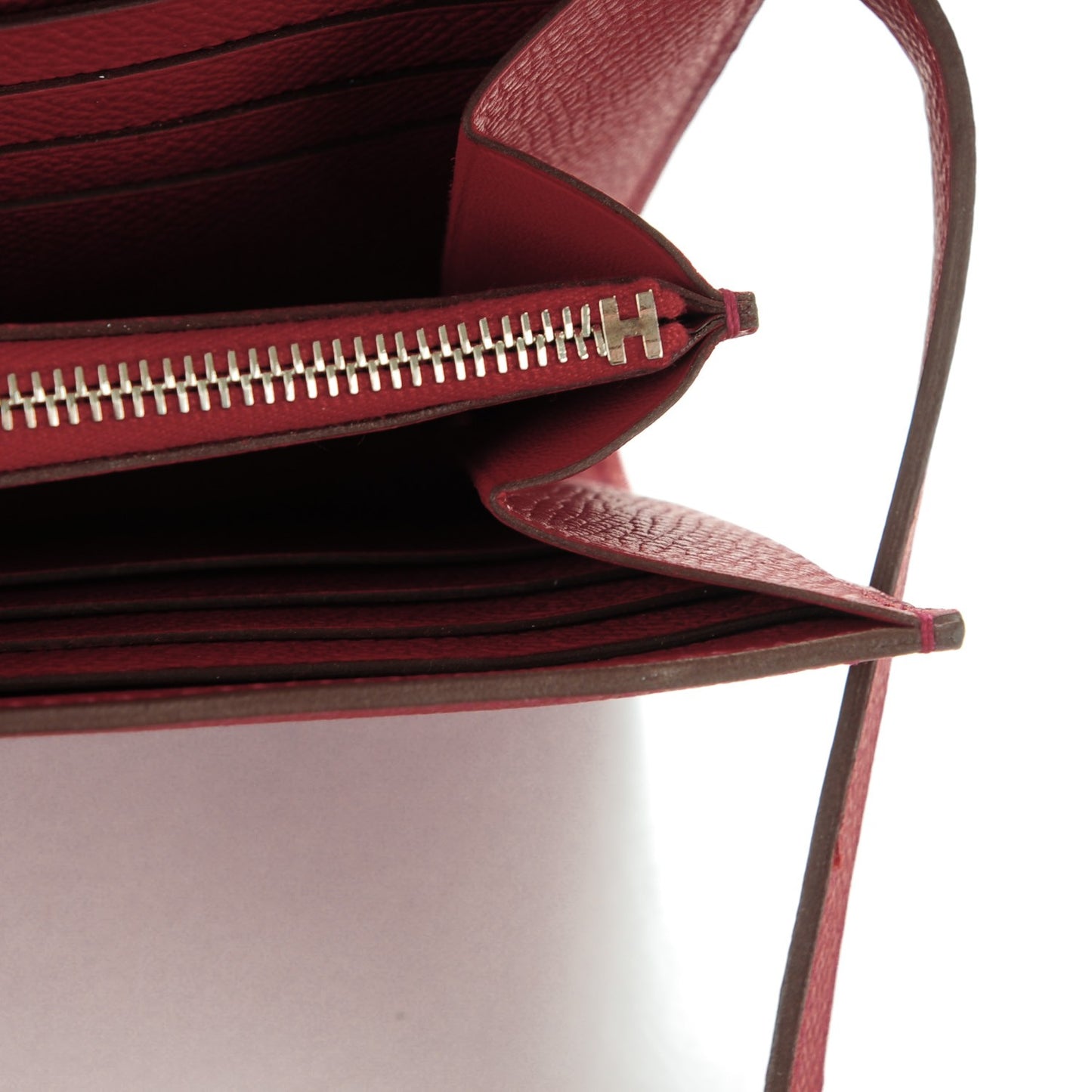 Epsom Kelly Longue Wallet Rouge Vif
