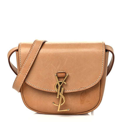 Saint Laurent Smooth Vintage Calfskin Small Kaia Satchel Brown Gold 1 of 8