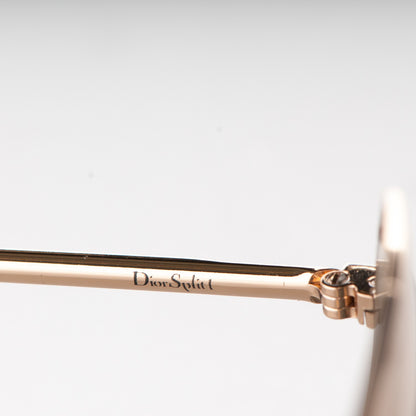 Christian Dior Split 1 Aviator Sunglasses Rose Gold 6 of 10