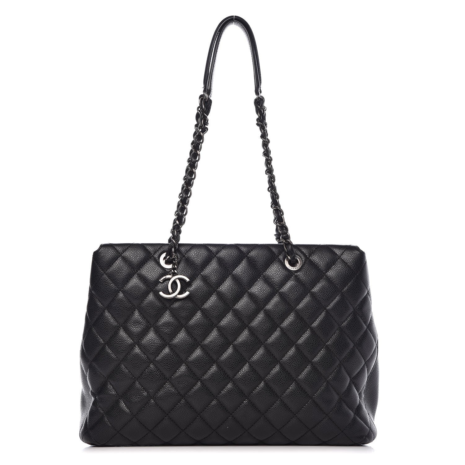 Chanel Caviar Quilted City Shopping Tote Black 1 of 12