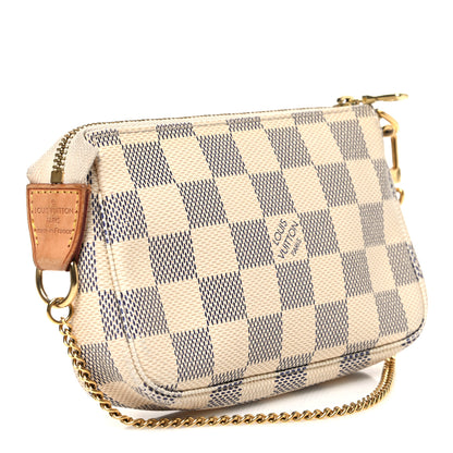 Louis Vuitton Damier Azur Mini Pochette Accessories 3 of 7