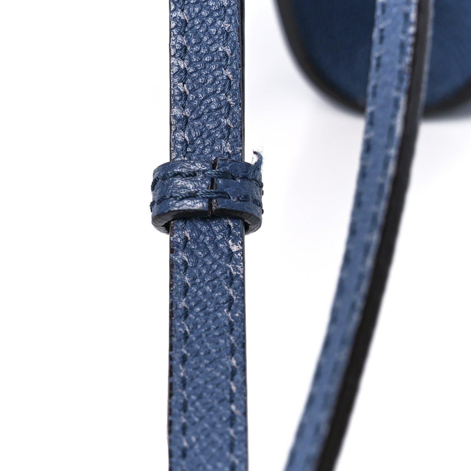 Burberry Grainy Calfskin Small Loxley Crossbody Steel Blue 18 of 19