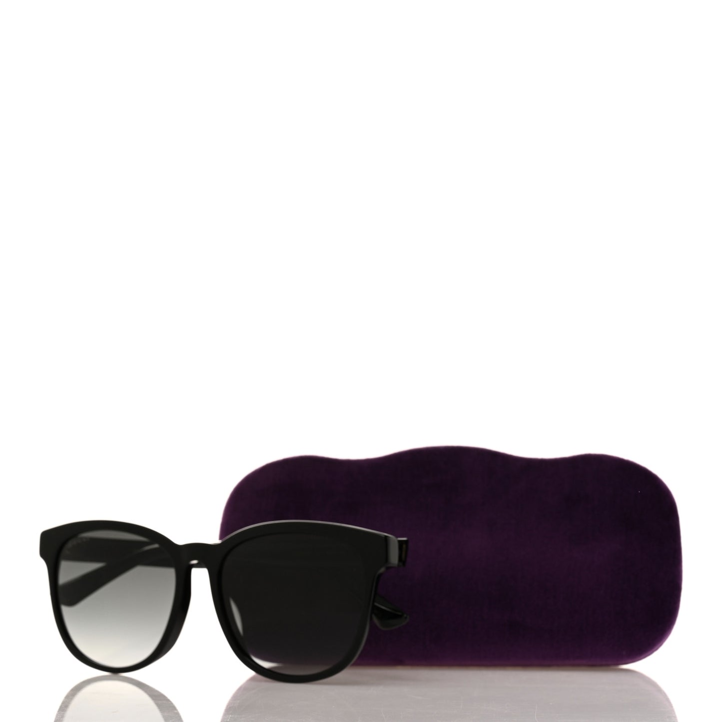 Round Frame Star Sunglasses GG0232SK Black