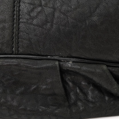 Fendi Crinkled Lambskin Mia Shoulder Flap Black 11 of 11