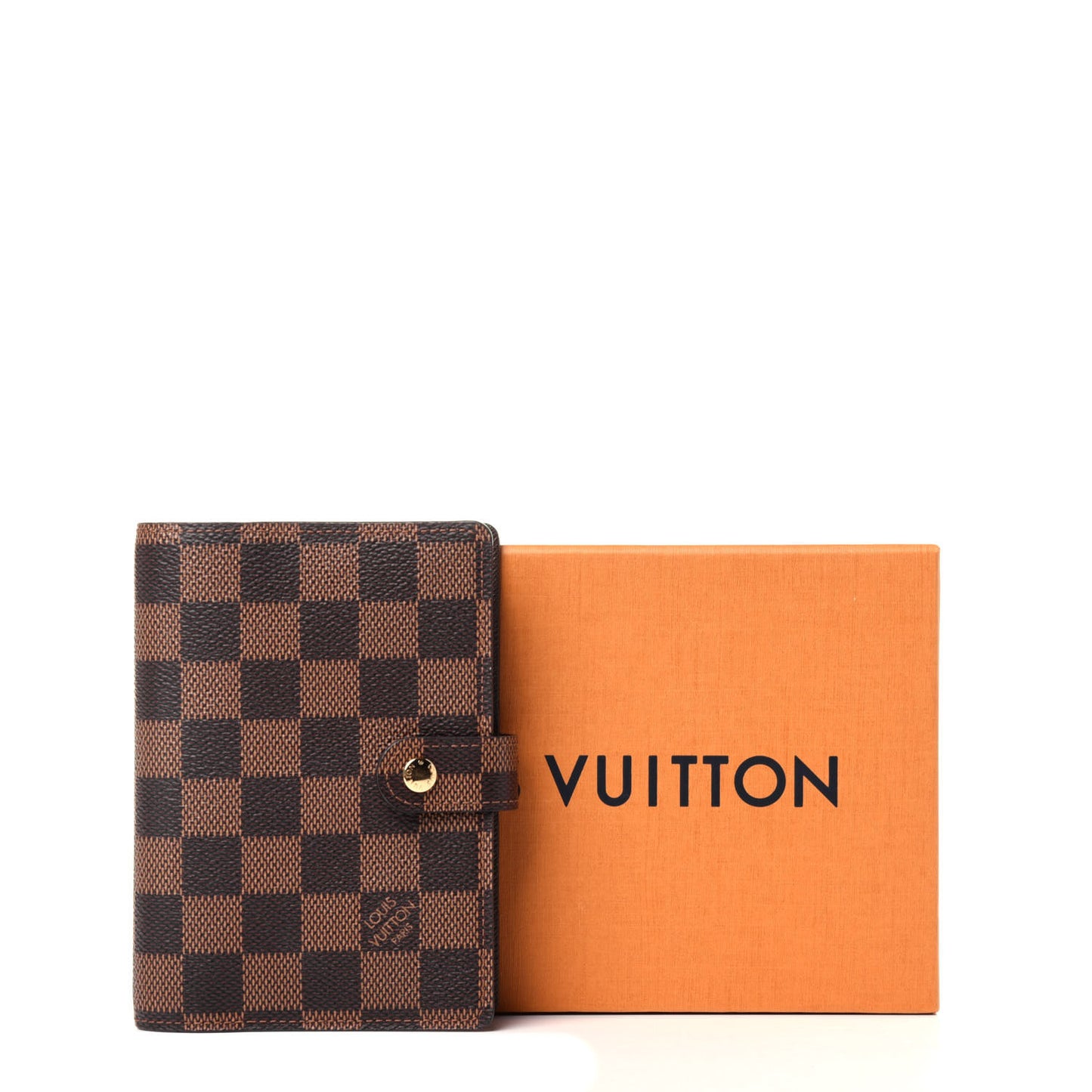 Damier Ebene Small Ring Agenda Cover