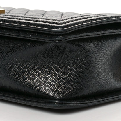 Chanel Caviar Quilted New Medium Boy Flap Black 6 of 12