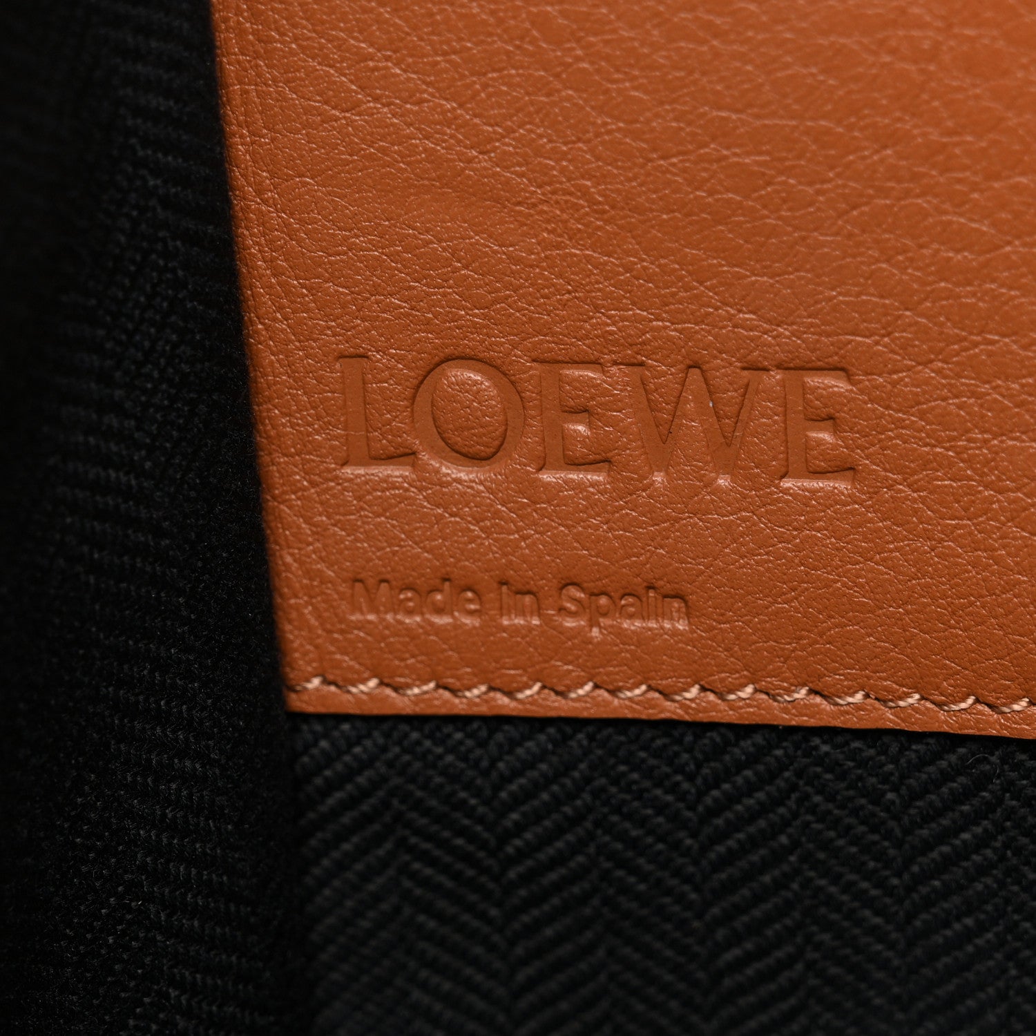 Loewe Calfskin Medium Hammock Shoulder Bag Tan 7 of 10