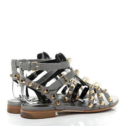 Balenciaga Agneau Giant Gold Hardware Sandals 38.5 4 of 8