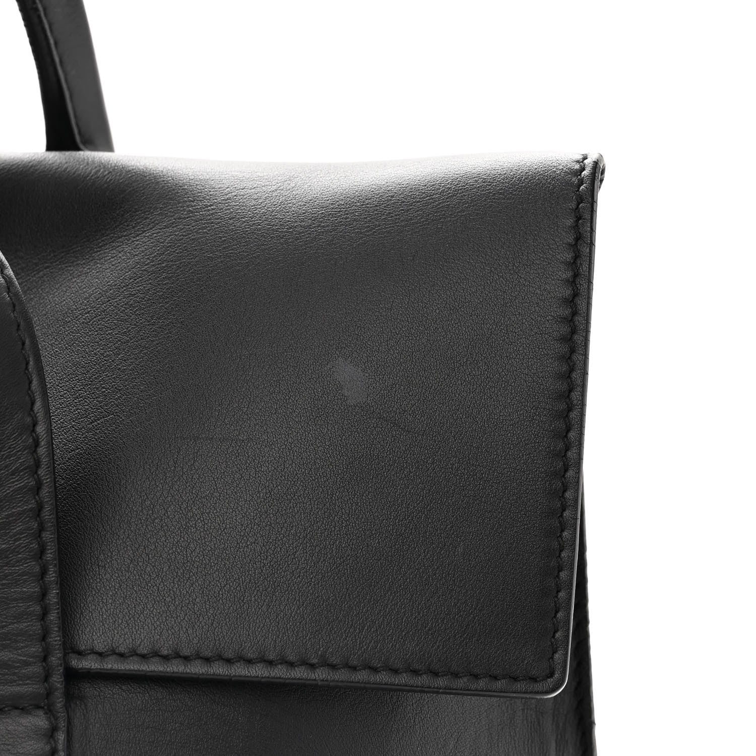 Salvatore Ferragamo Calfskin Large Sookie Satchel Black 14 of 21