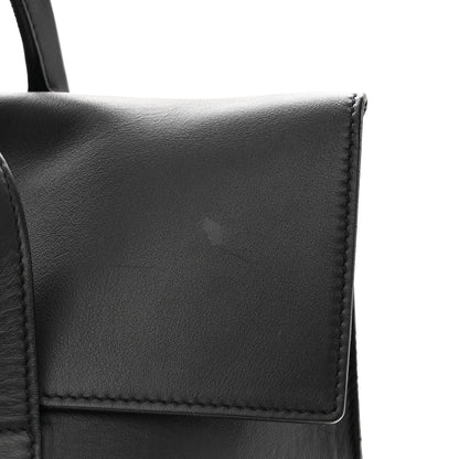 Salvatore Ferragamo Calfskin Large Sookie Satchel Black 14 of 21
