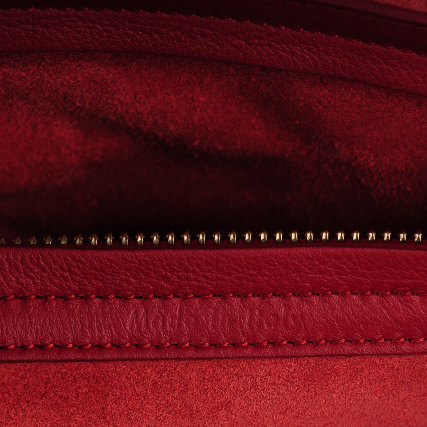 Supple Calfskin Medium Phantom Luggage Red