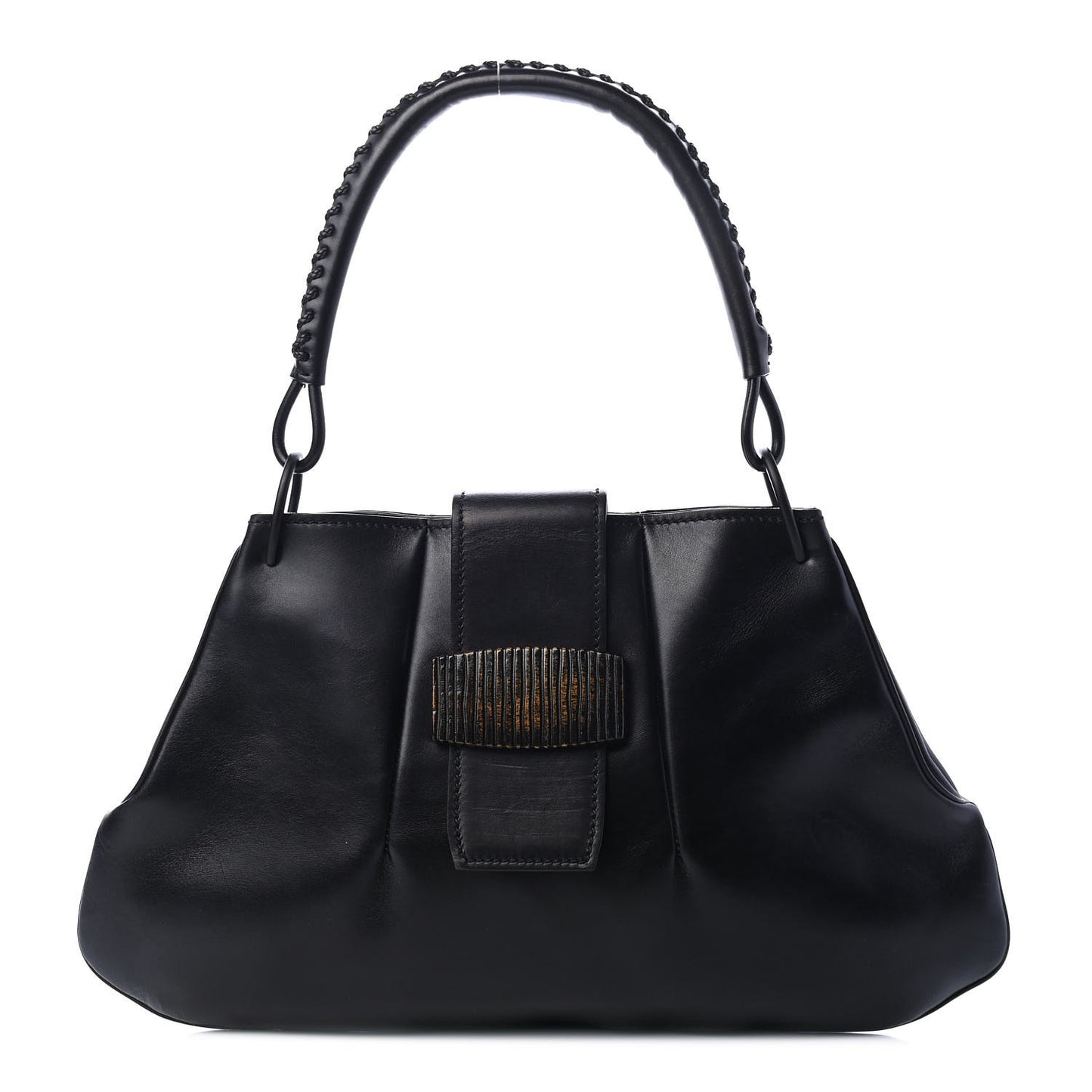 Calfskin Hobo Black