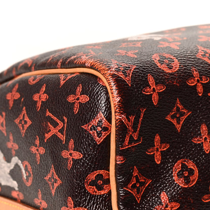 Louis Vuitton Catogram Speedy Bandouliere 30 Marron 10 of 17