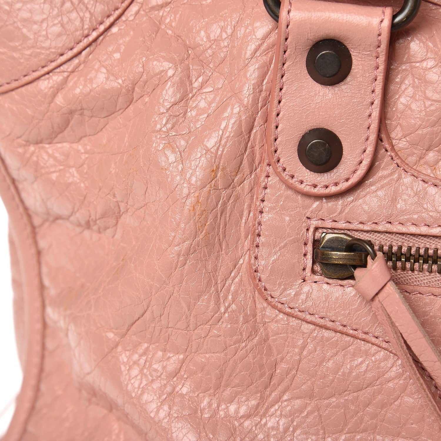 Balenciaga Agneau Classic Hardware City Rose Peche 9 of 12