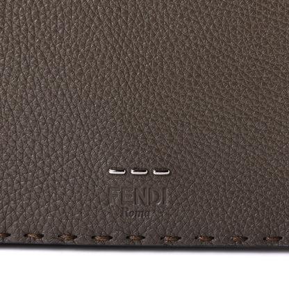 Fendi Cuoio Romano Selleria Metal Stitch Messenger Brown 7 of 8