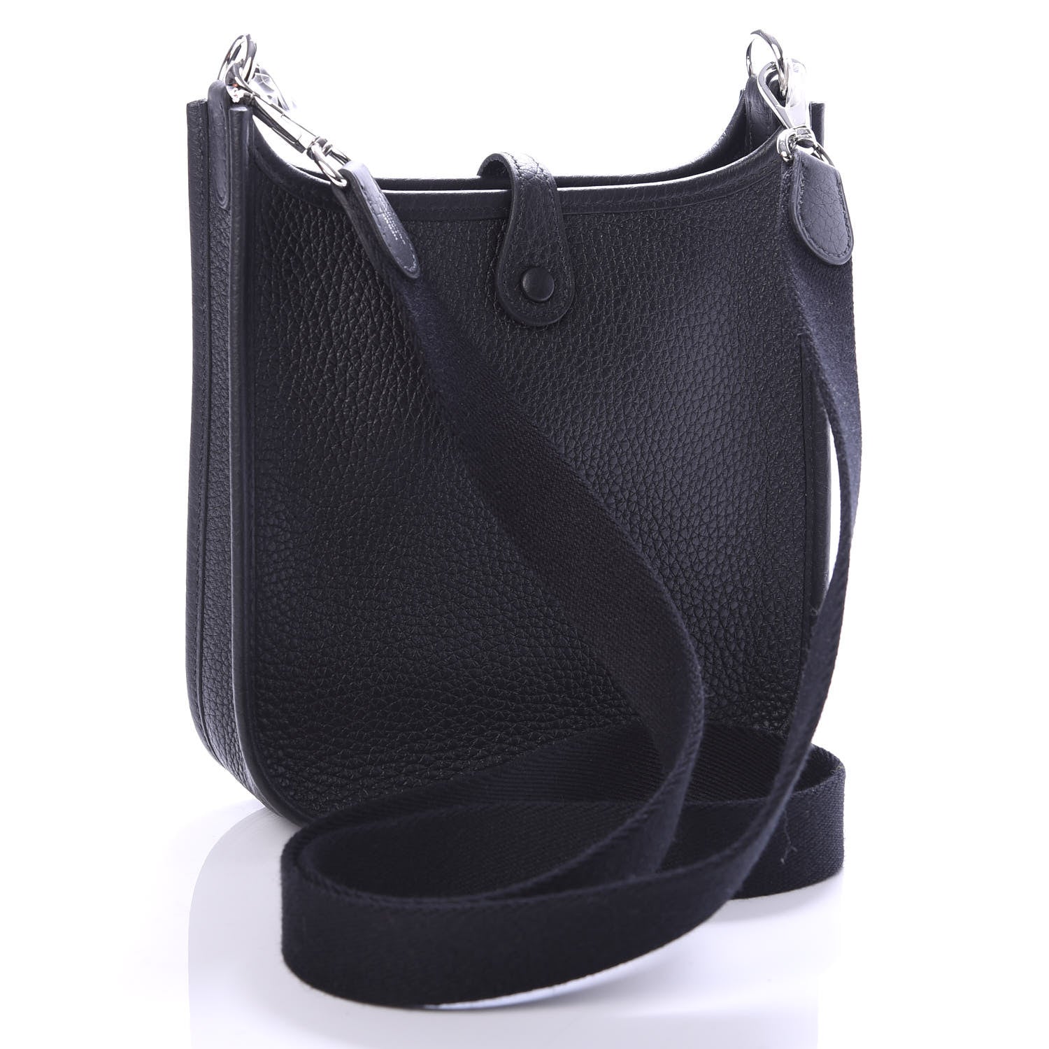 Hermes Taurillon Clemence Evelyne TPM Black 2 of 10