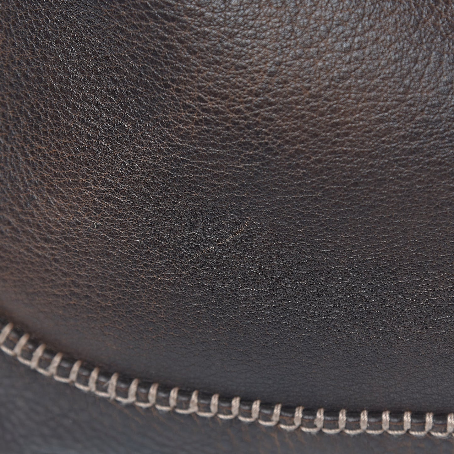 Calfskin Large New Jackie Shoulder Bag Dark Brown