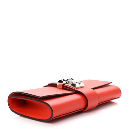Hermes Swift Medor 23 Clutch Rouge Tomate 4 of 7