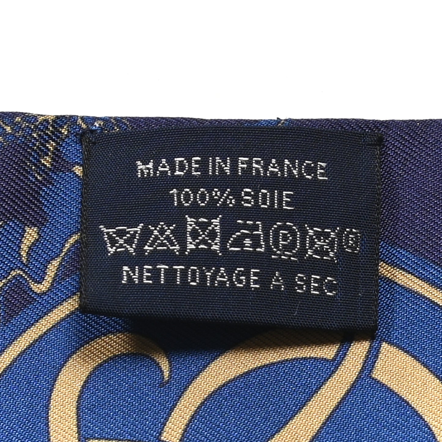Silk Ex-Libris Twilly Indigo Black Beige