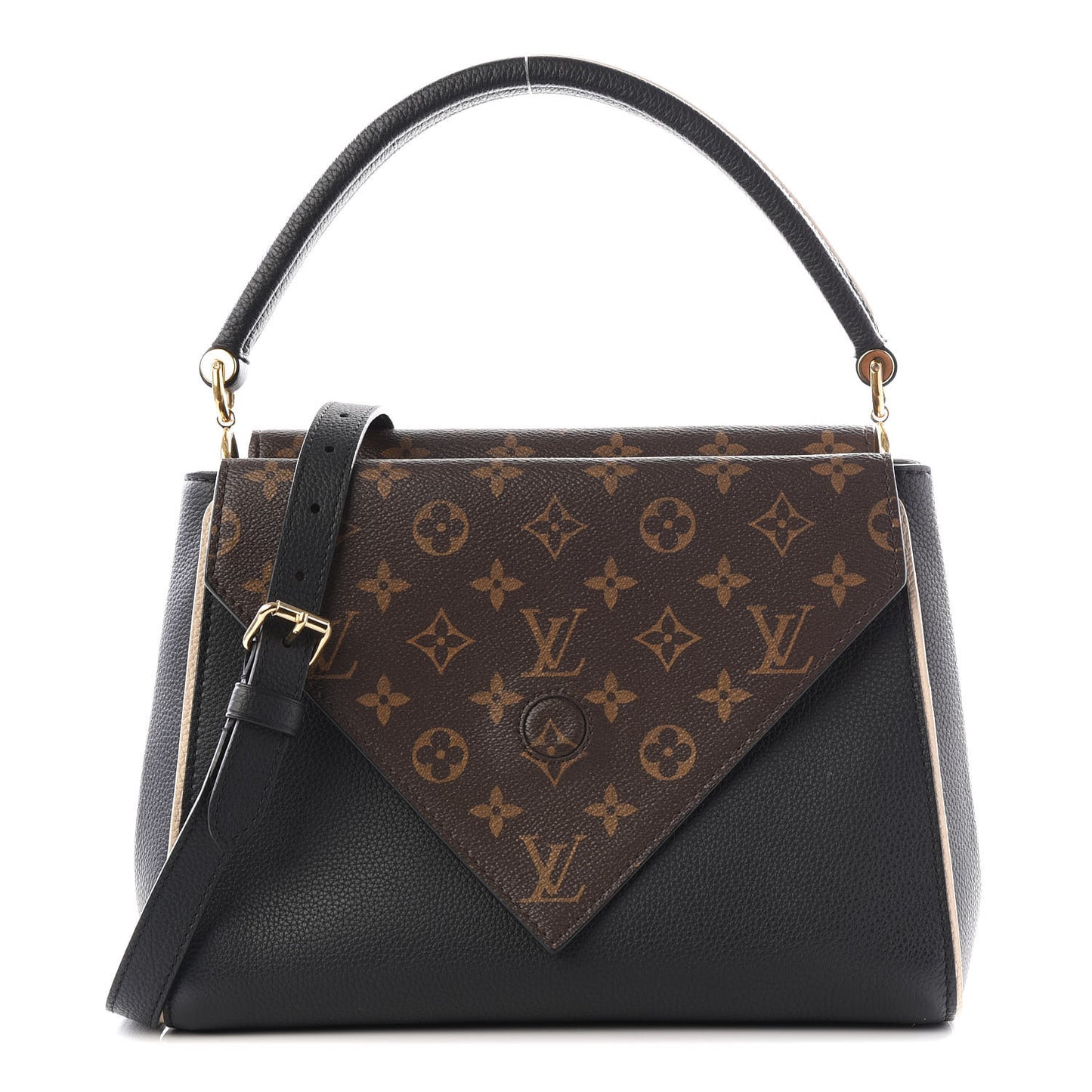 Monogram Double V Black