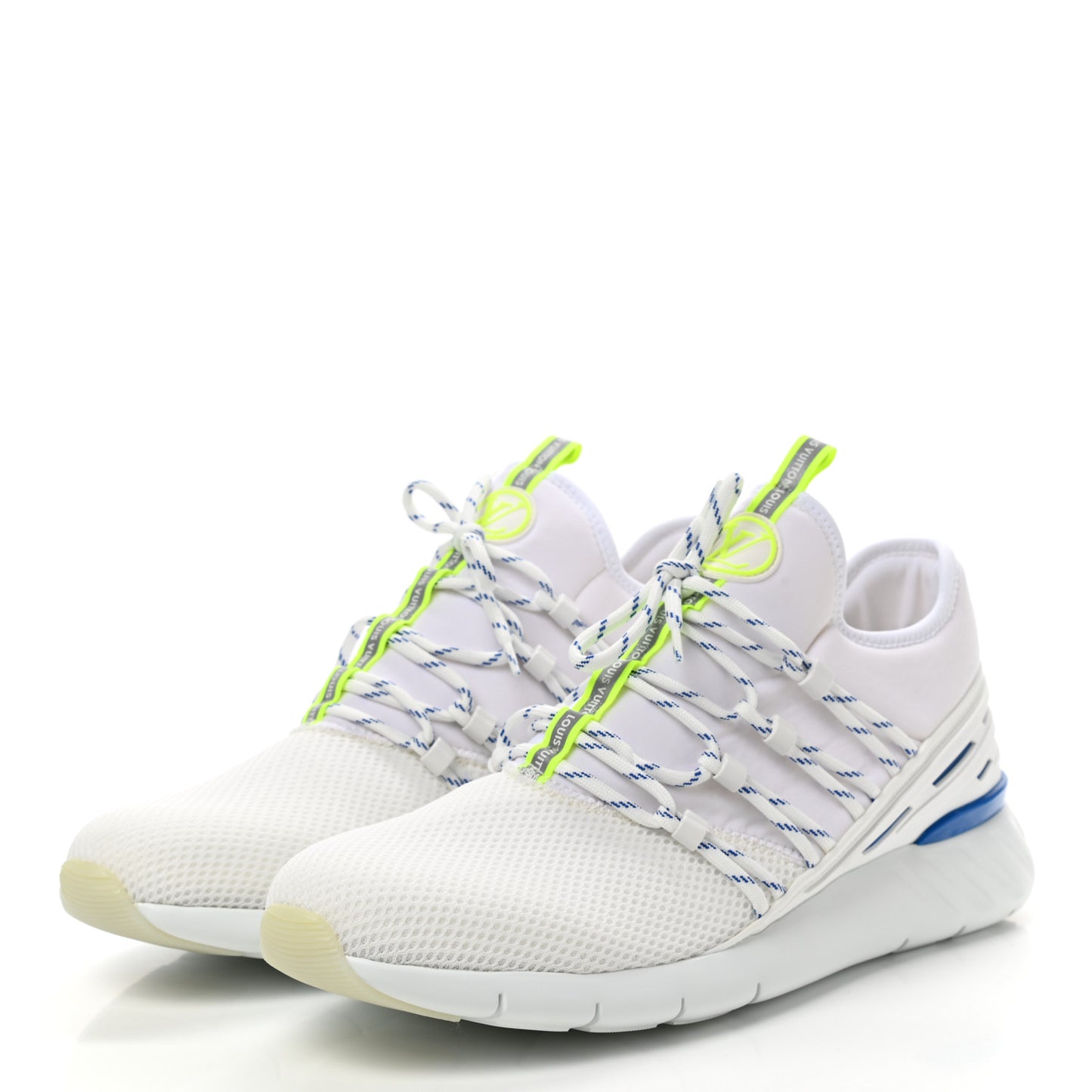 Neoprene Mesh Rubber Fastlane Low Sneaker 9.5 White