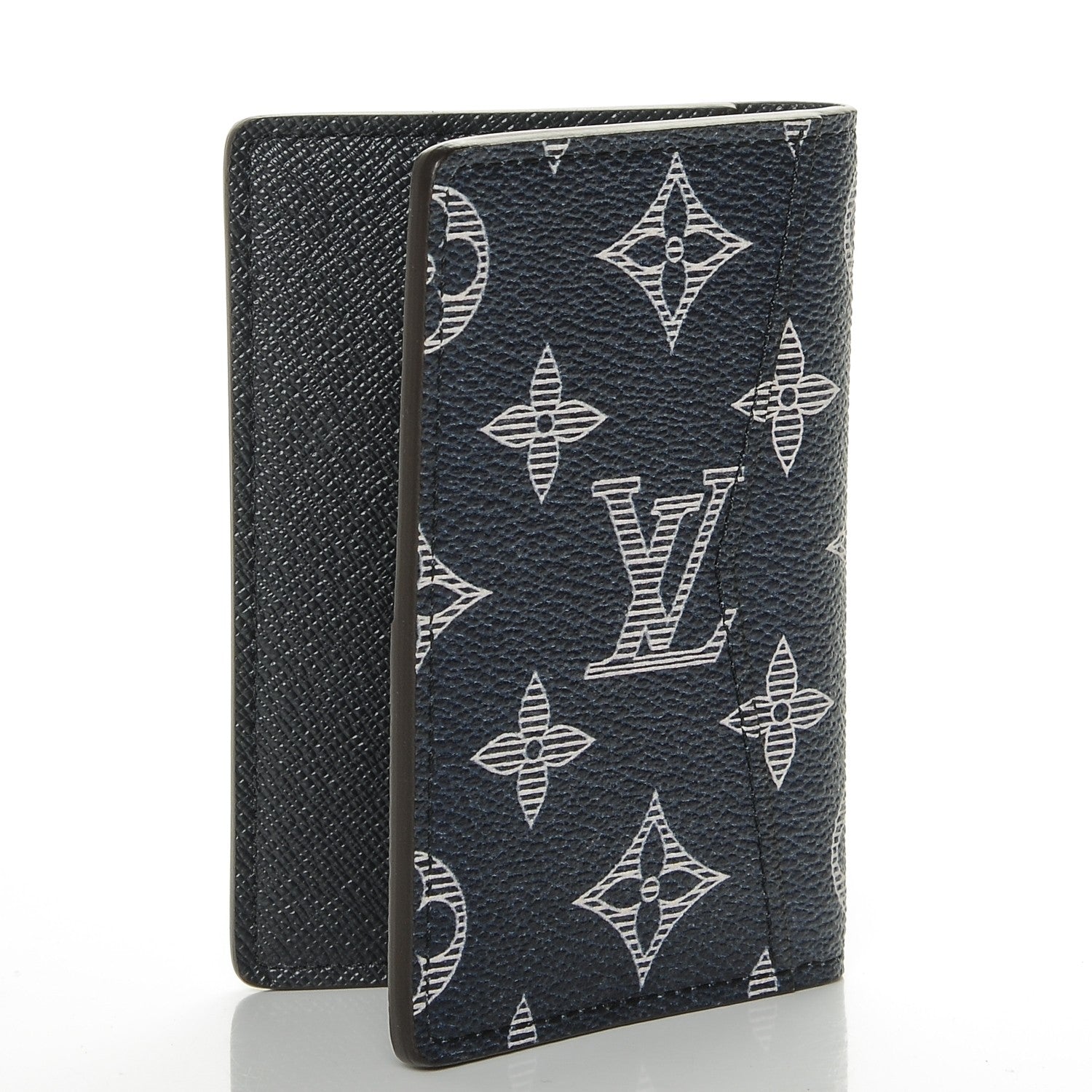 Louis Vuitton Savane Monogram Chapman Rhinoceros Pocket Organizer Encre 3 of 5