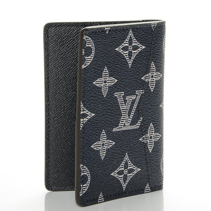 Louis Vuitton Savane Monogram Chapman Rhinoceros Pocket Organizer Encre 3 of 5
