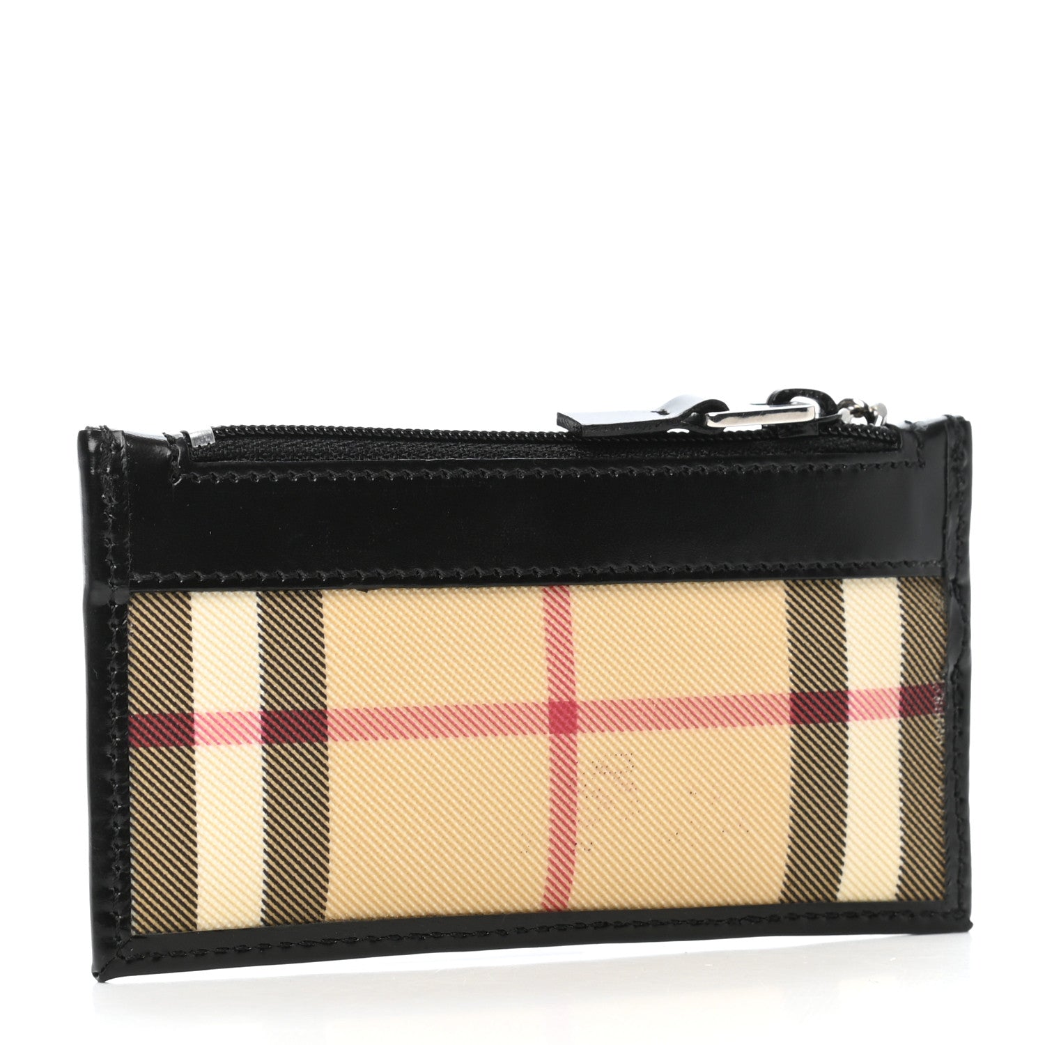 Burberry House Check Key Coin Case Black 3 of 8