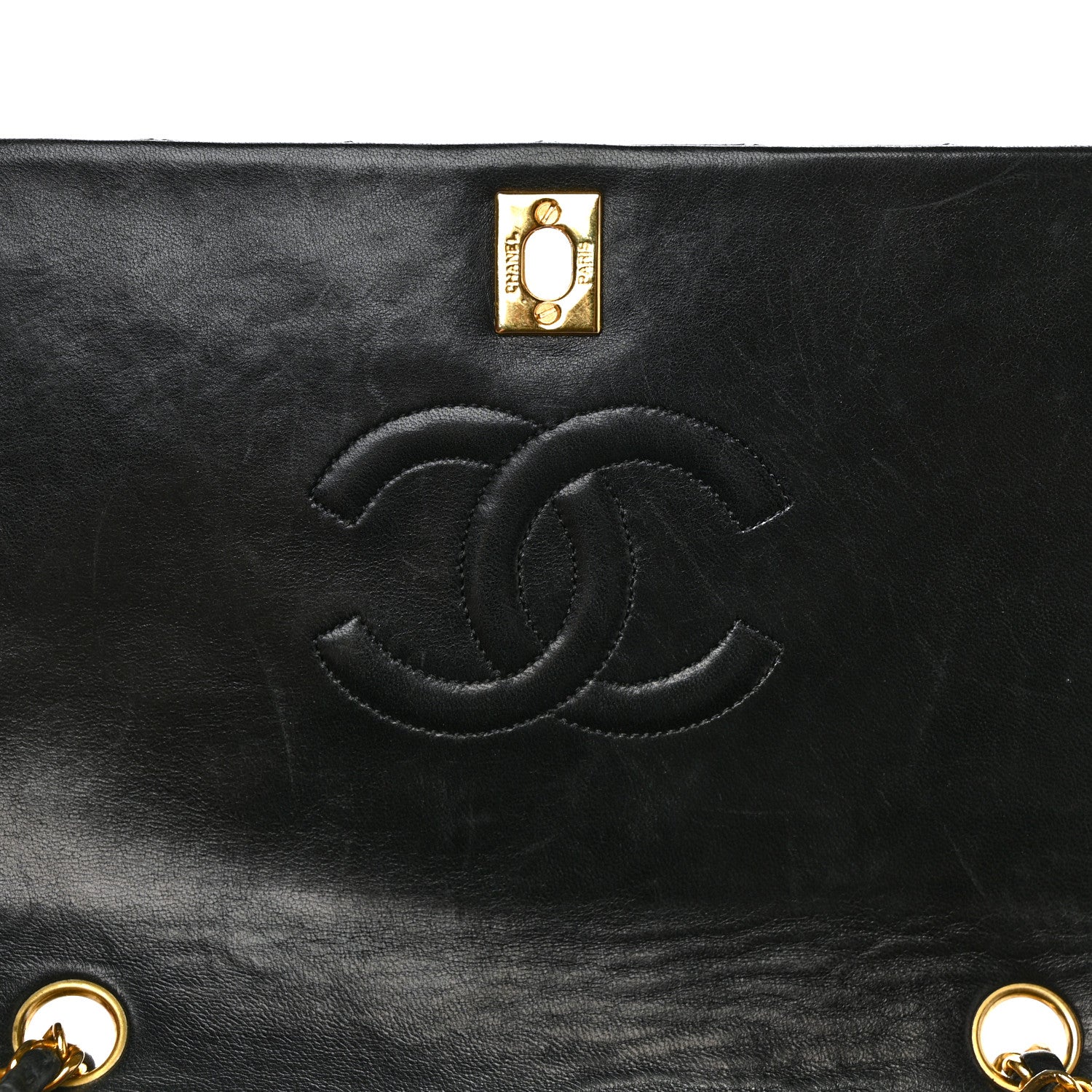 Chanel Lambskin Quilted Small Single Flap Black 9 of 9