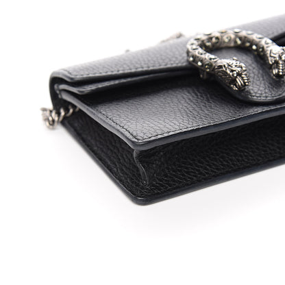 Gucci Calfskin Super Mini Dionysus Shoulder Bag Black 7 of 10