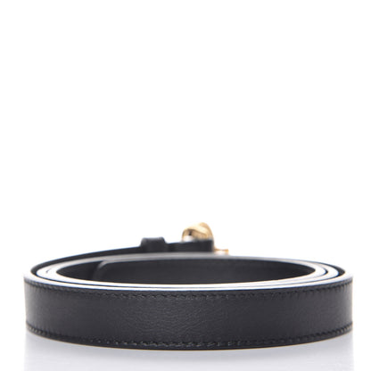 Gucci Calfskin Double G 20mm Belt 95 38 Black 3 of 8