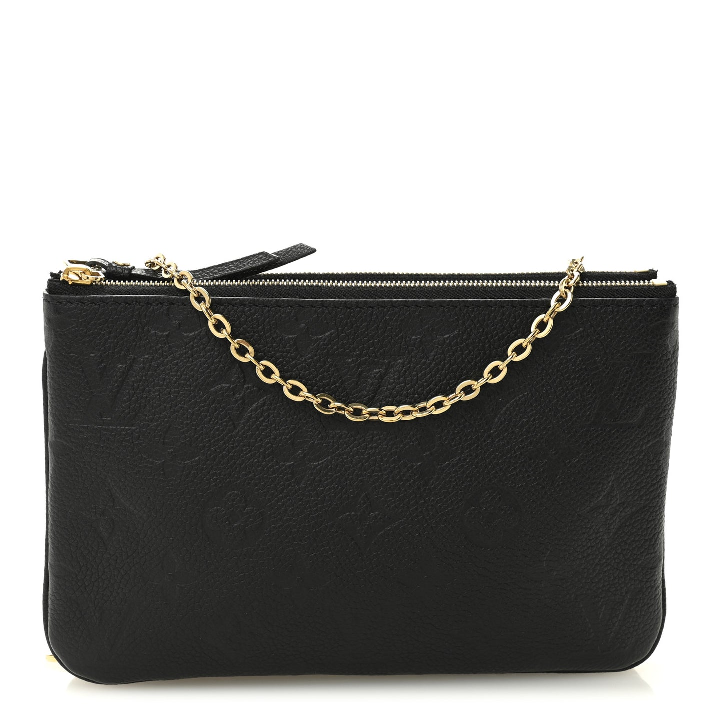 Empreinte Double Zip Pochette Black