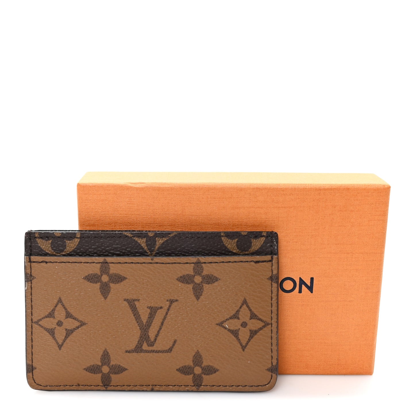 Reverse Monogram Card Holder