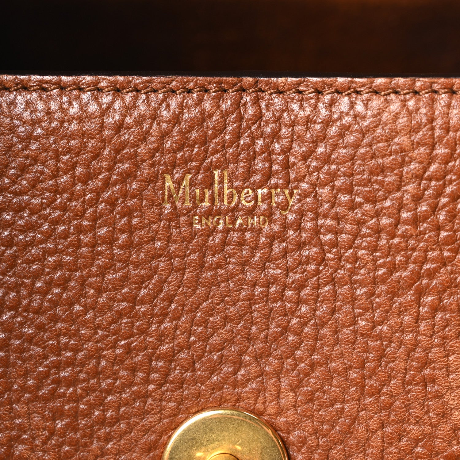Mulberry Classic Grain Calfskin Bayswater Oak 6 of 9