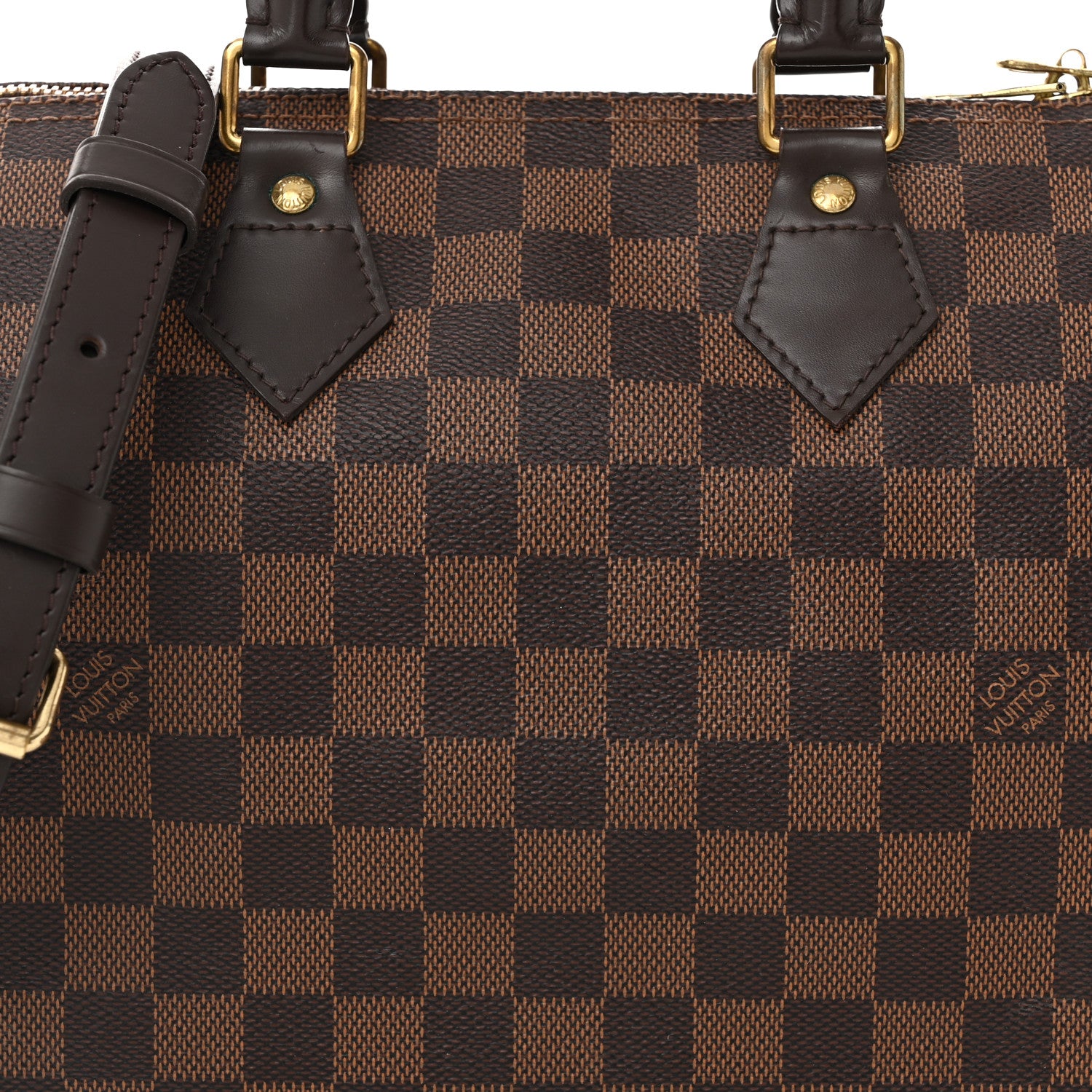 Louis Vuitton Damier Ebene Speedy Bandouliere 25 8 of 10