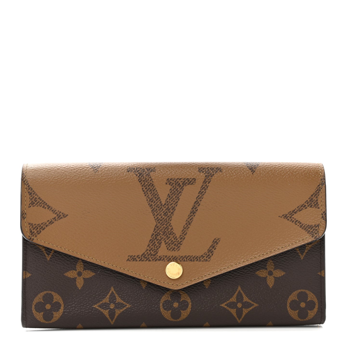 Reverse Monogram Giant Sarah Wallet