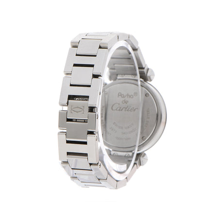 Cartier Stainless Steel 27mm Miss Pasha Quartz Watch Blue 4 of 11
