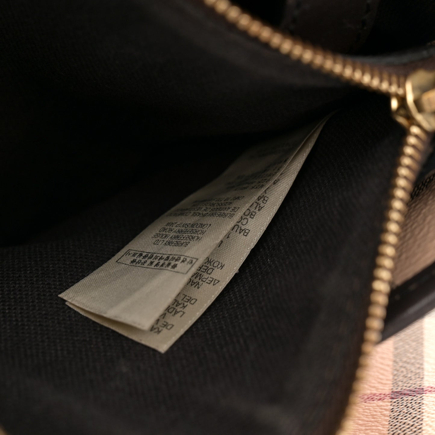 Haymarket Check Small Canterbury Tote Chocolate