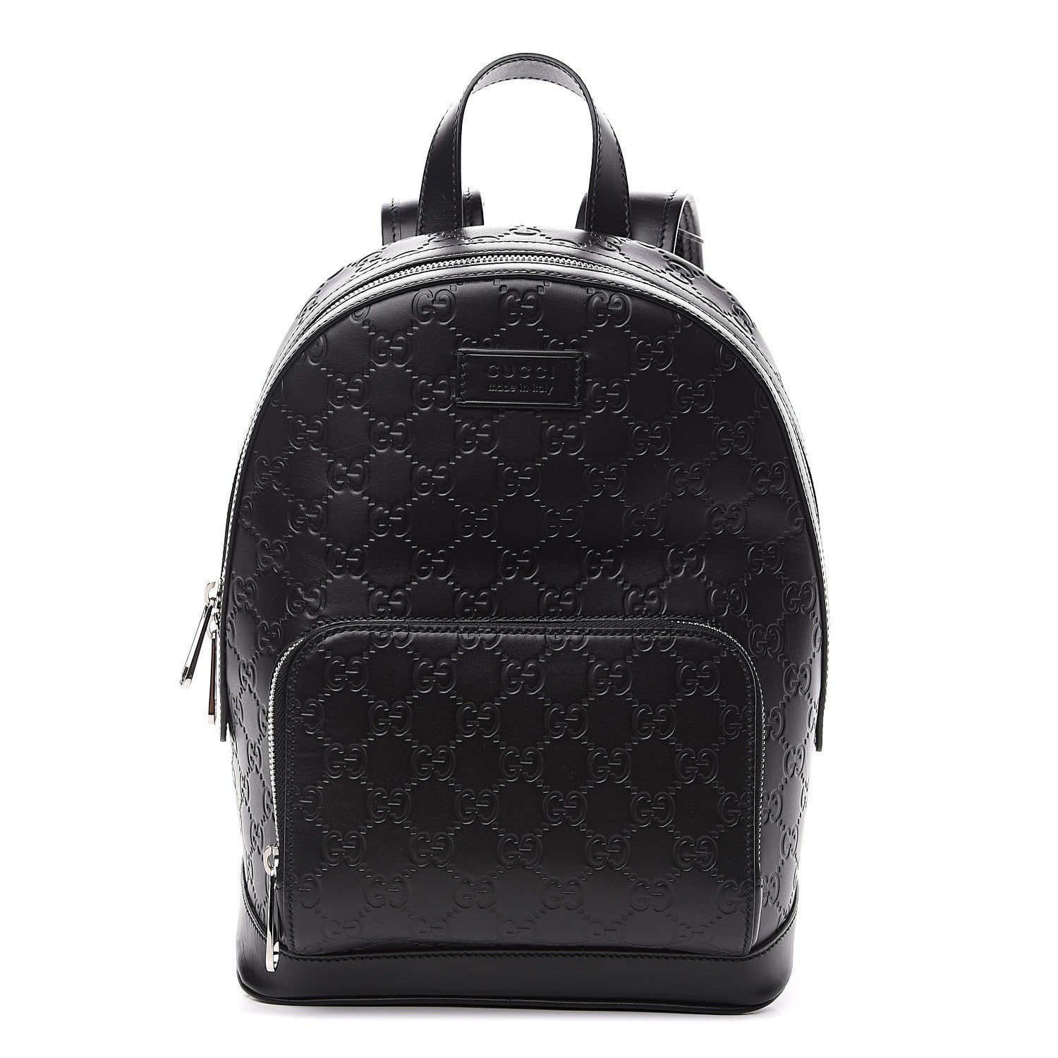 Gucci Guccissima Signature Small Day Backpack Black 1 of 9