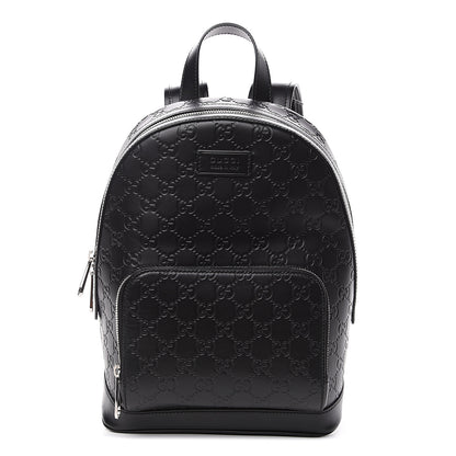 Gucci Guccissima Signature Small Day Backpack Black 1 of 9