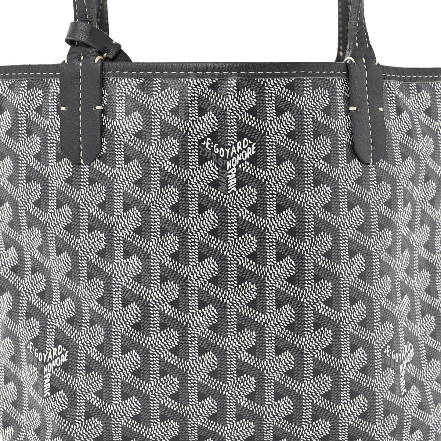 Goyardine Reversible Mini Anjou Grey