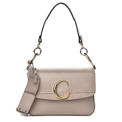 Chloe Calfskin Small C Double Carry Motty Grey 1 of 11
