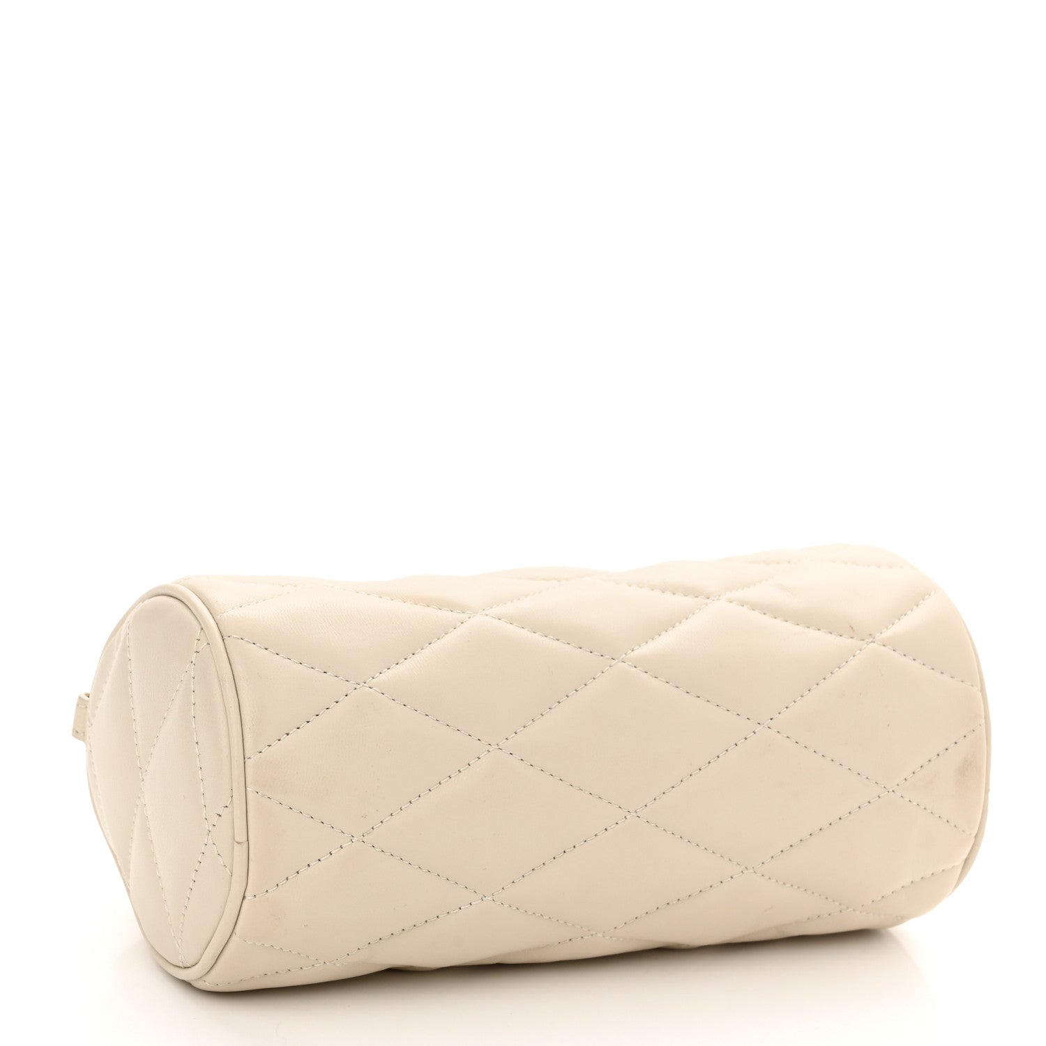 Saint Laurent Lambskin Monogram Mini Sade Tube Bag Crema Soft 4 of 12